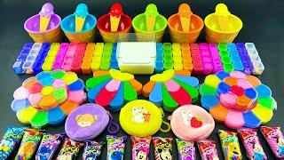 16 Minutes Satisfying Slime Mixing Random ASMR  Carot Rainbow Slime Mixing Random 로또 딸기곰