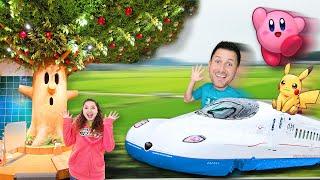 Did we have too much fun?! Kirby Café, Pokémon center, and bullet train!