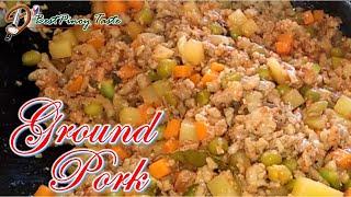 PORK GINILING | GROUND PORK | Panlasang Pinoy | Ep40