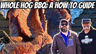 Whole Hog BBQ in a Cinder Block Pit: Smoky Perfection