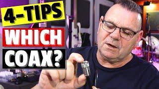 What Coax do I use? 4 Tips to choosing the RIGHT coax for Ham Radio