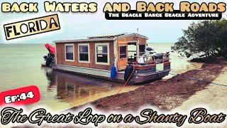 Ep:44 The Great Loop on a Shanty Boat | "When in doubt, walk it out." | Time out of Mind