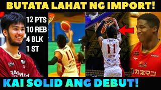 NICE ONE!! KAI SOTTO PINATIKIM LAHAT NG IMPORT!! DEBUT SA EMPEROR PANALO AGAD!!