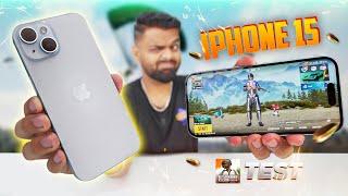 iPhone 15 - PUBG Test with FPS!  Heating & Battery Drain  A16 Chip 