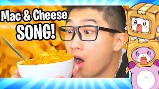 ULTIMATE MAC & CHEESE SONG BY LANKYBOX! (FOXY & BOXY REACT & REVEAL BEHIND THE SCENES SECRETS!)