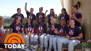 Team USA’s women’s rugby team talks to TODAY about historic win