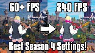 Fortnite Season 4 Settings Guide! - FPS Boost, Colorblind Modes, & More!