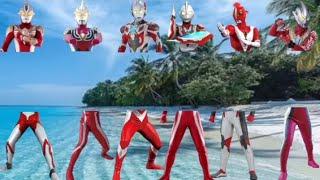 Mencocokan Badan Ultraman yang terpisah dari Kaki Ultraman...