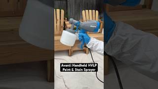 The Avanti Handheld HVLP Sprayer makes #paint & #stain jobs a simple task! #shorts