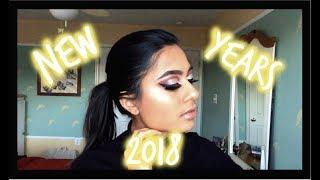 NYE Cut Crease Tutorial  2018 || TheEkaShow