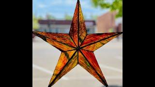 Stained Glass 3D Star