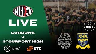 LIVE RUGBY: GORDON'S vs STOURPORT HIGH | RFU ACE BOYS LEAGUE RUGBY