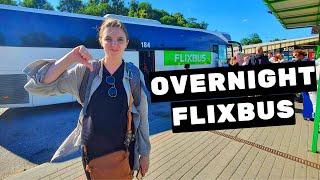 WE SPENT 15HRS ON A FLIXBUS IN EUROPE (Overnight bus Netherlands to Poznan, Poland)