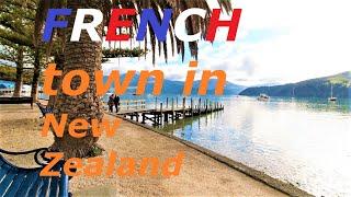 A k a r o a,  French town in New Zealand 4K