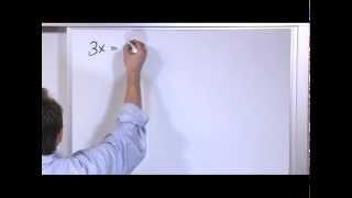 Solving Single Step Equations in PreAlgebra