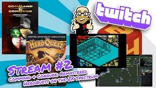 Board Game Heaven Twitch Stream 02: More C&C and HeroQuest on ZX Spectrum!