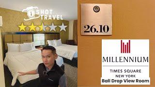 I stayed Millennium Times Square - Ball Drop View NYE. Honest review!