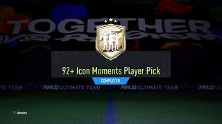 FIFA 22 - 92+ Icon Moments Pack