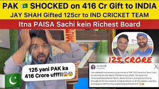 PAK  Shocked on 416 Crore  INDIAN players ko Gift by Jay Shah BCCI | Itna Paisa INDIA WON WC24