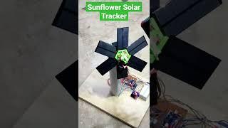 Sunflower Solar Tracker system #solar #solartracker #arduino #diyprojects #electronic