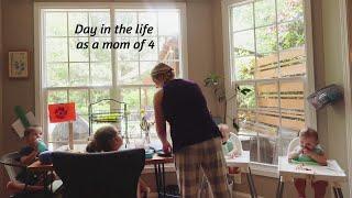 mom of 4 routine  mom of 4 day in the life // cleaning motivation