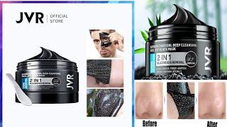 JVR Blackhead Remover Mask Facial Mask Black Mask (Shopee)