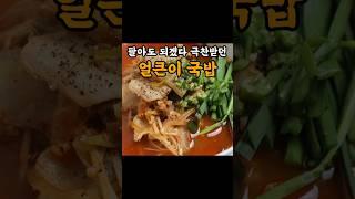 얼큰 돼지국밥 교과서로 쓰면되는 레시피. 해장에 직빵입니다!