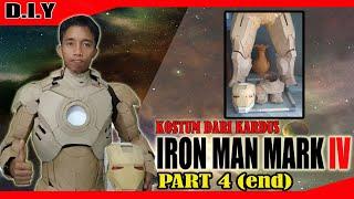 Membuat kostum iron man dari kardus || Part 4 (End)