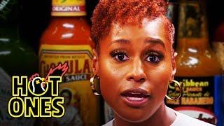 Issa Rae Raps While Eating Spicy Wings | Hot Ones