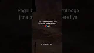 WhatsApp status broken heart 100k #shorts