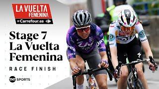 INCREDIBLE WIN!  | La Vuelta Femenina 2025 Stage 7 Final KM's | TNT Sports Cycling