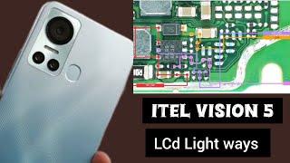 Itel vision 5 (A662l) Lcd Light ways, lcd light problem solution