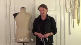 1. Measure For A Men's Jacket - My Tailoring Academy - by Sten Martin