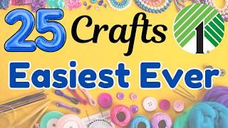 25 EASY MUST TRY Dollar Tree DIY Craft HACKS