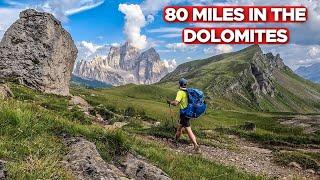 Hiking & Wild Camping the Alta Via 1 | 80 Miles in the Dolomites