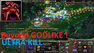 DotA 6.83d - Lycan Beyond GODLIKE! (ULTRA KILL)