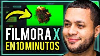 🟢 Tutorial de Filmora X (2021) en 10 MINUTOS para PRINCIPIANTES