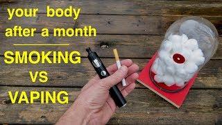 How Smoking vs Vaping Affects Your Lungs  ● You Must See This ! !