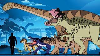 Jurassic world Dinosaurs size Comparison (Horrid henry Style)