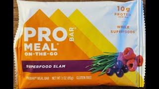 ProBar Meal On-the-Go Superfood Slam ProBar Meal Bar Review