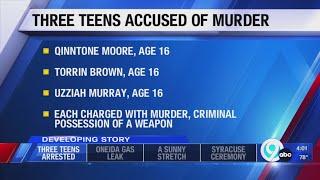 Three teens accused of murder in Syracuse