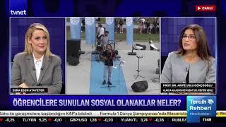 ALKÜ Rektör V. Prof. Dr. Arife Uslu GÖKCEOĞLU, TVNET'te "Tercih Rehberi" Programına Konuk Oldu.