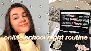 Online School NIGHT ROUTINE 2020 (realistic!)