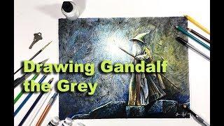 Drawing Gandalf the Grey