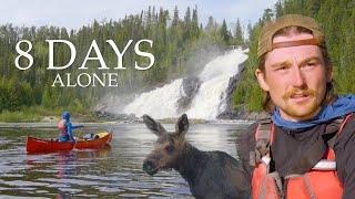 8 Day / 200KM Solo Camping Journey: Completely Alone on Remote Wilderness River