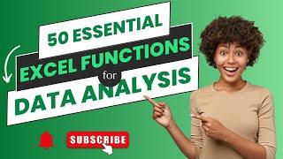 50 Must Know Excel Functions for Data Analysis: Live Webinar (Beginner to Advanced 2024)