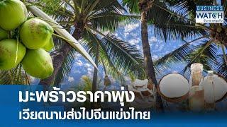 มะพร้าวราคาพุ่ง เวียดนามส่งไปจีนแข่งไทย | BUSINESS WATCH | 27-12-67