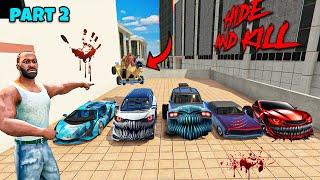 Franklin Play Hide and Kill Again with BHOOTIYA CARS in Indian Bike Driving 3D