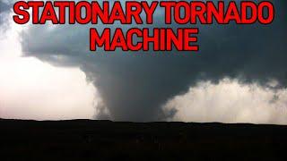 Chasing the Stationary Tornado Machine (Storm Chasing Documentary - Canadian, TX 2015)