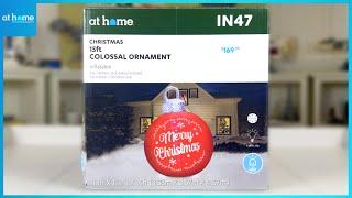 Airflowz 15FT COLOSSAL OVERSIZED ORNAMENT Inflatable Review! (At Home 2024 Exclusive)